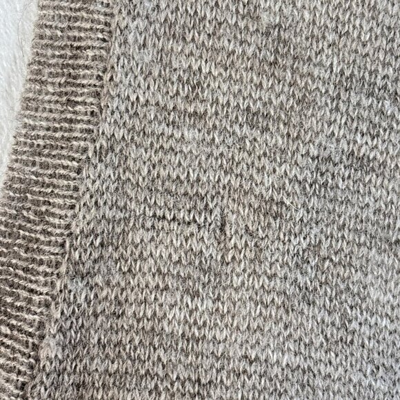 Claudia Nichole Alashan Cashmere Merino Wool Beige Open Cardigan One-Size - Picture 9 of 11